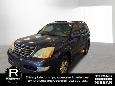 2003 Lexus GX 470 in Blue Meridian Pearl — front three-quarter view