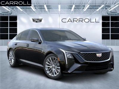 2026 Cadillac CT5 Premium Luxury in Black Raven — front three-quarter view