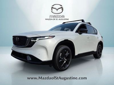 2026 Mazda CX-5 2.5 S Premium in White — front three-quarter view