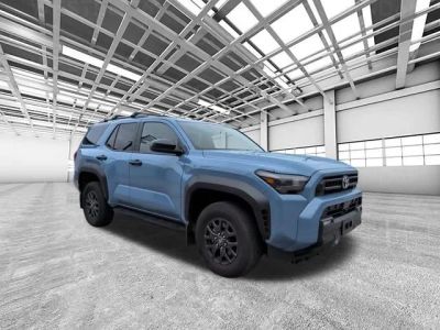 2025 Toyota 4Runner SR5 in Blue — front three-quarter view