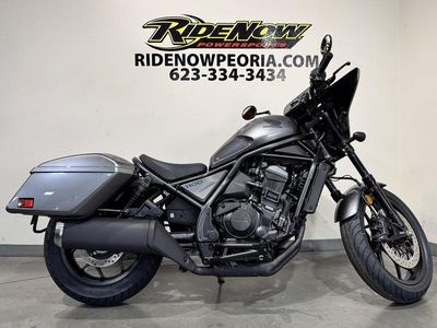 2026 Honda Rebel 1100T in GRAY METALLIC — front three-quarter view