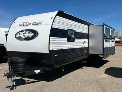 2024 Forest River Cherokee Wolf Den — front three-quarter view