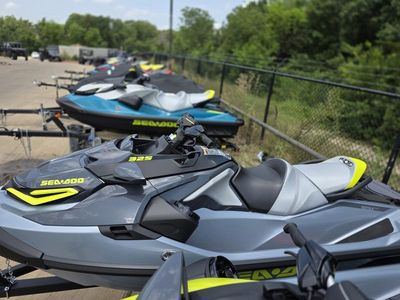 2025 Sea-Doo RXT-X 325 Ice Metal / Manta Green — engine compartment view