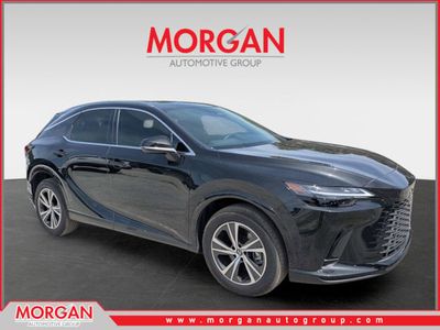 2025 Lexus RX 350 Premium in Black — front three-quarter view