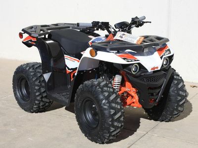 2025 Kayo Bull 125 EFI in WHITE — front three-quarter view