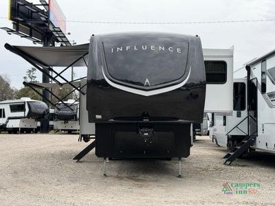 2026 Grand Design Influence — rear three-quarter view