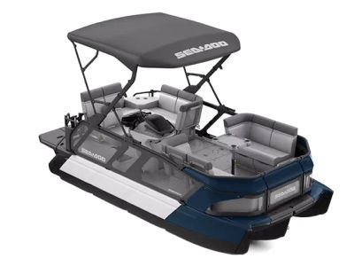 2026 Sea-Doo Switch Cruise™ 18 - 230 hp Galvanized — front three-quarter view