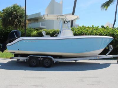 2024 Cobia 237 Center Console — side profile view