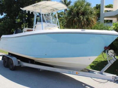 2024 Cobia 237 Center Console — front three-quarter view