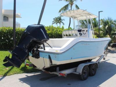 2024 Cobia 237 Center Console — engine compartment view