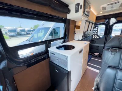 2026 Storyteller Overland DARK MODE — engine compartment view