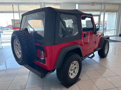 2005 Jeep Wrangler — rear three-quarter view
