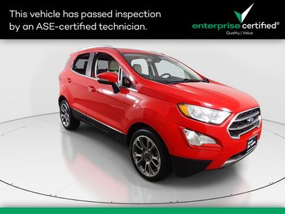 2021 Ford EcoSport Titanium FWD — front three-quarter view