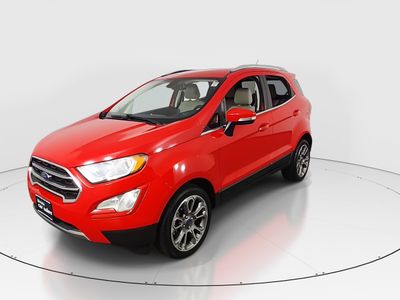 2021 Ford EcoSport — rear three-quarter view