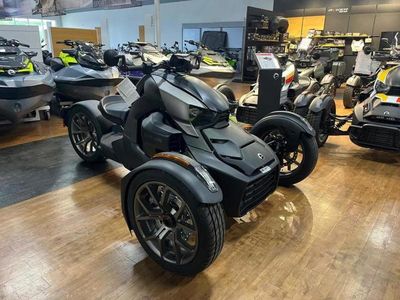 2025 Can-Am Ryker Rotax 600 ACE in BLACK — front three-quarter view