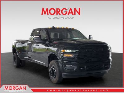 2026 Ram 3500 Big Horn in Diamond Black Crystal Pearlcoat — front three-quarter view