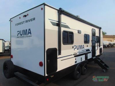 2027 Forest River RV Puma Tracks — rear three-quarter view