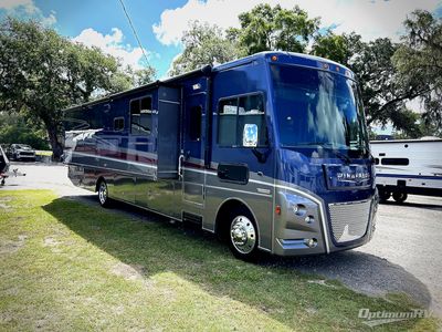 2022 Winnebago Adventurer — front three-quarter view