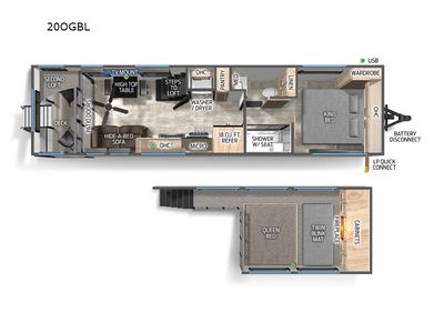 2026 Forest River RV Cherokee Timberwolf Black Label — detail view