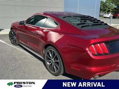 2015 Ford Mustang — rear three-quarter view