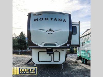 2017 Keystone RV Montana — rear three-quarter view