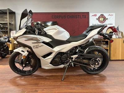 2025 Kawasaki Ninja 500 — engine compartment view