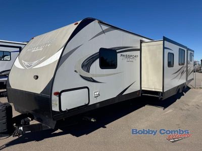 2018 Keystone RV Passport — front three-quarter view