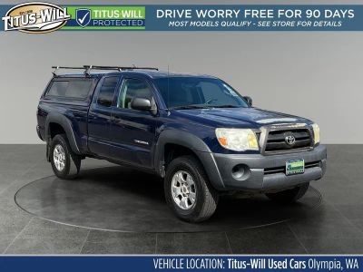 2007 Toyota Tacoma Base in Blue — front three-quarter view