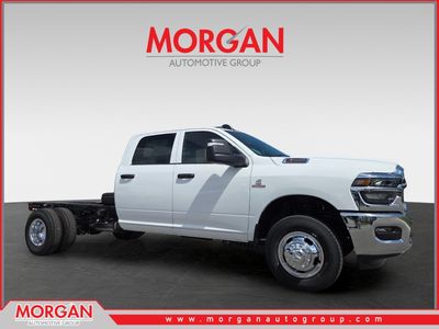 2026 Ram 3500 Tradesman in White — front three-quarter view