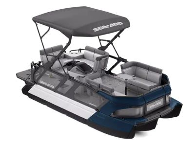 2026 Sea-Doo Switch Cruise™ 18 - 170 hp Galvanized — front three-quarter view