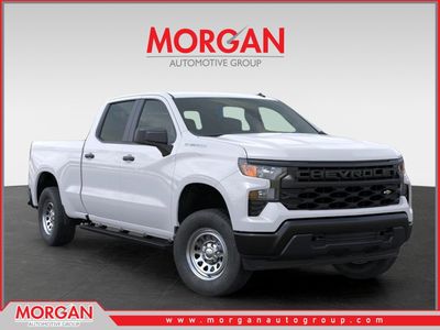 2026 Chevrolet Silverado 1500 Work Truck in Summit White — front three-quarter view