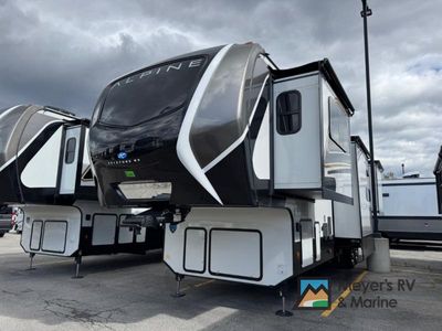 2025 Keystone RV Alpine — rear three-quarter view