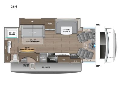 2025 Redhawk 26M — front three-quarter view