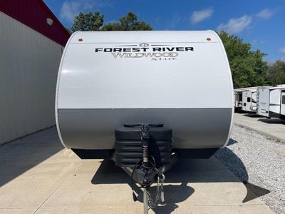 2026 Forest River RV Wildwood X-Lite — rear three-quarter view