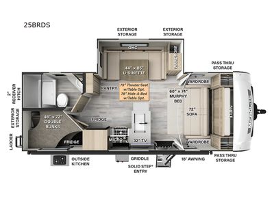 2024 Forest River RV Flagstaff — side profile view