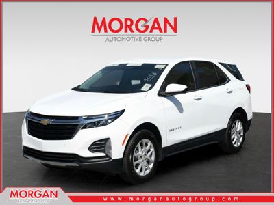 2024 Chevrolet Equinox LT in Summit White — front three-quarter view