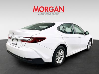 2025 Toyota Camry — rear three-quarter view
