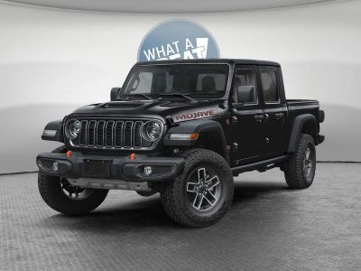 2026 Jeep Gladiator GLADIATOR MOJAVE 4X4 in Black Clear-Coat Exterior Paint — front three-quarter view