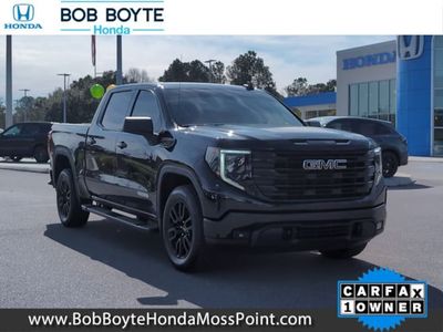 2025 GMC Sierra 1500 Elevation in Onyx Black — front three-quarter view