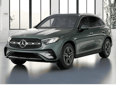 2026 Mercedes-Benz GLC 300 in Verde Silver Metallic — front three-quarter view