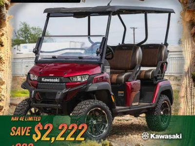 2025 Kawasaki NAV® 4e Limited — front three-quarter view