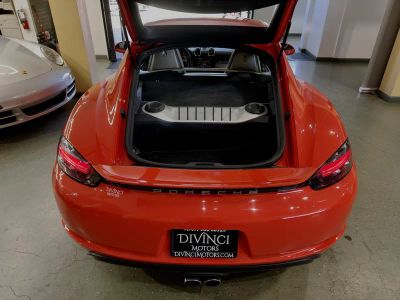 2017 Porsche 718 Cayman — rear three-quarter view