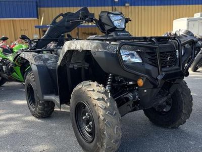 2026 Honda FourTrax Foreman 4x4 EPS in CAM — front three-quarter view