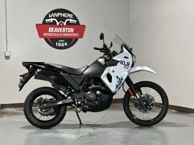 2025 Kawasaki KLR650 S Pearl Crystal White/Metallic Carbon Gray - Photo 1