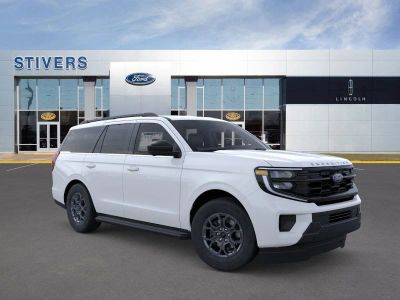 2026 Ford Expedition Active in Oxford White — front three-quarter view