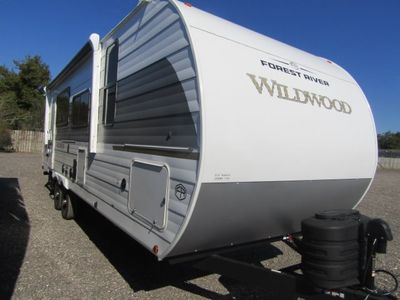 2026 Forest River Wildwood — front three-quarter view