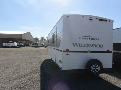 2026 Forest River Wildwood — rear three-quarter view