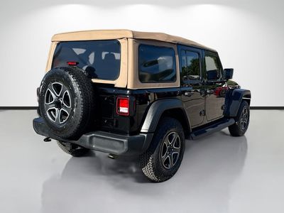 2020 Jeep Wrangler — rear three-quarter view