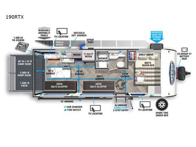 2022 Forest River RV Salem FSX — side profile view
