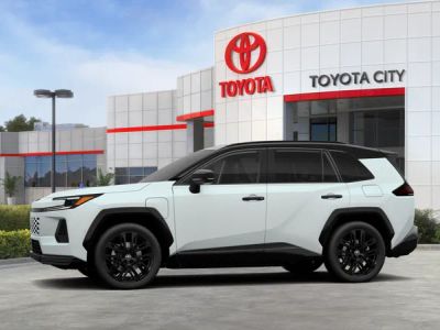 2026 Toyota RAV4 Plug-in Hybrid — rear three-quarter view